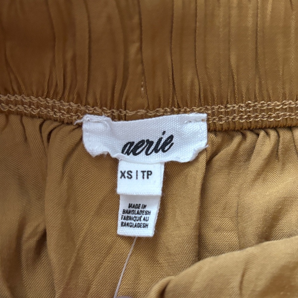 NWT Aerie Golden Tiered Ruffle Mini Skirt Size XS - Picture 5 of 10
